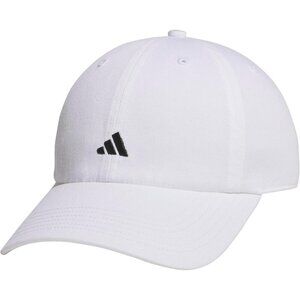Adidas Women's White Black 1 Baseball Adjustable Cotton Athletic Relaxed Hat